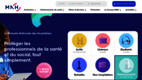 What Mnh.fr website looked like in 2022 (3 years ago)