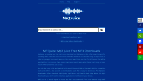 What Mp3juice.cafe website looked like in 2022 (1 year ago)