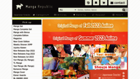 What Manga-republic.com website looked like in 2022 (1 year ago)