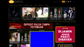 What Manganime.in website looked like in 2022 (1 year ago)