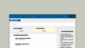 What Mp3-zone.ru website looked like in 2022 (4 years ago)