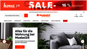 What Moebel24.de website looked like in 2022 (1 year ago)