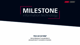 What Mstone.com.au website looked like in 2022 (1 year ago)