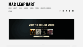 What Macleaphart.com website looked like in 2022 (1 year ago)