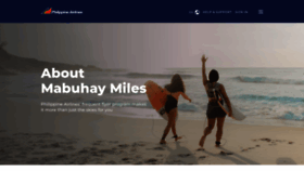 What Mabuhaymiles.com website looked like in 2022 (1 year ago)