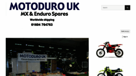 What Motoduro.co.uk website looked like in 2022 (1 year ago)