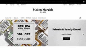 What Maisonmargiela-fragrances.us website looked like in 2022 (1 year ago)