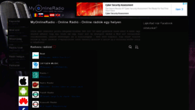 What Myonlineradio.hu website looked like in 2022 (1 year ago)