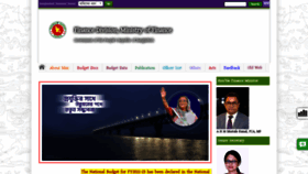 What Mof.gov.bd website looked like in 2022 (1 year ago)