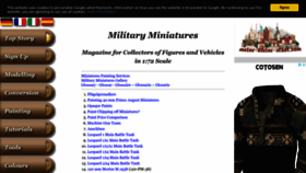 What Miniatures.de website looked like in 2022 (3 years ago)