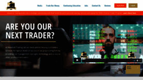 What Mavericktrading.com website looked like in 2022 (1 year ago)