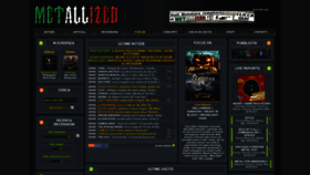 What Metallized.it website looked like in 2022 (3 years ago)