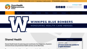 What Manitoba-ehealth.ca website looked like in 2022 (1 year ago)