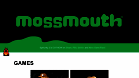 What Mossmouth.com website looked like in 2022 (1 year ago)