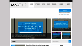 What Mactip.net website looked like in 2022 (1 year ago)