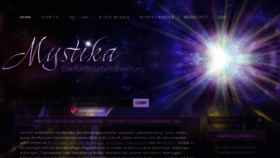 What Mystika-spirituelle-lebensberatung.de website looked like in 2022 (1 year ago)