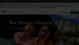 What Marriottvacationclub.com website looked like in 2022 (1 year ago)
