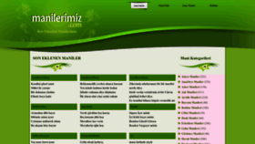 What Manilerimiz.com website looked like in 2022 (1 year ago)