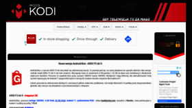 What Mods-kodi.pl website looked like in 2022 (1 year ago)