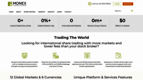 What Monexsecurities.com.au website looked like in 2022 (1 year ago)