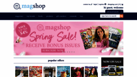 What Magshop.com.au website looked like in 2022 (1 year ago)