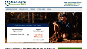 What Medicarewire.com website looked like in 2022 (1 year ago)