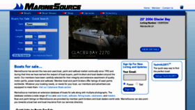 What Marinesource.com website looked like in 2022 (1 year ago)