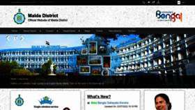 What Malda.gov.in website looked like in 2022 (1 year ago)