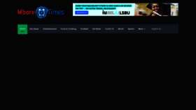 What Mbaretimes.com website looked like in 2022 (1 year ago)