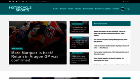 What Motorcyclesports.net website looked like in 2022 (1 year ago)