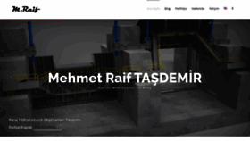 What Mehmetraif.info website looked like in 2022 (1 year ago)