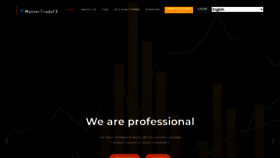 What Mastertradefx.com website looked like in 2022 (1 year ago)