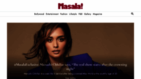What Masala.com website looked like in 2022 (1 year ago)