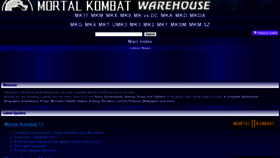 What Mortalkombatwarehouse.com website looked like in 2022 (1 year ago)