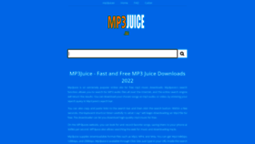 What Mp3juice.red website looked like in 2022 (1 year ago)