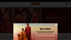 What Meenabazaar.com website looked like in 2022 (1 year ago)