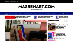 What Masrenart.com website looked like in 2022 (1 year ago)