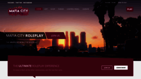 What Mafiacity-rp.com website looked like in 2022 (1 year ago)