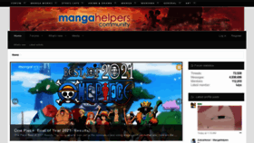 What Mangahelpers.com website looked like in 2022 (1 year ago)