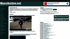 What Muusikoiden.net website looked like in 2022 (1 year ago)