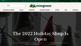 What Myevergreenonline.com website looked like in 2022 (1 year ago)