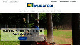 What Muratoriequip.it website looked like in 2022 (1 year ago)