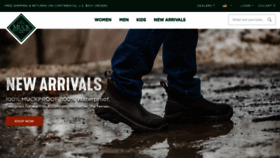 What Muckbootcompany.com website looked like in 2022 (1 year ago)