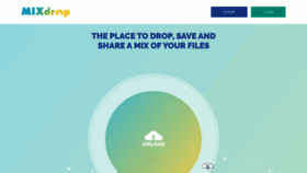 What Mixdrop.co website looked like in 2022 (2 years ago)