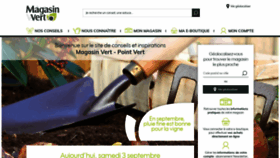 What Magasin-point-vert.fr website looked like in 2022 (1 year ago)