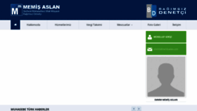 What Memisaslan.com website looked like in 2022 (1 year ago)