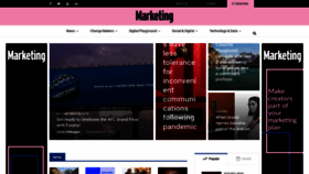 What Marketingmag.com.au website looked like in 2022 (1 year ago)