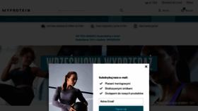 What Myprotein.pl website looked like in 2022 (1 year ago)