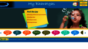What My.ebharatgas.com website looked like in 2022 (1 year ago)