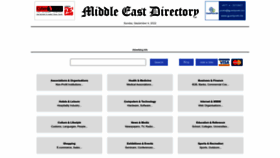 What Middleeastdirectory.com website looked like in 2022 (1 year ago)